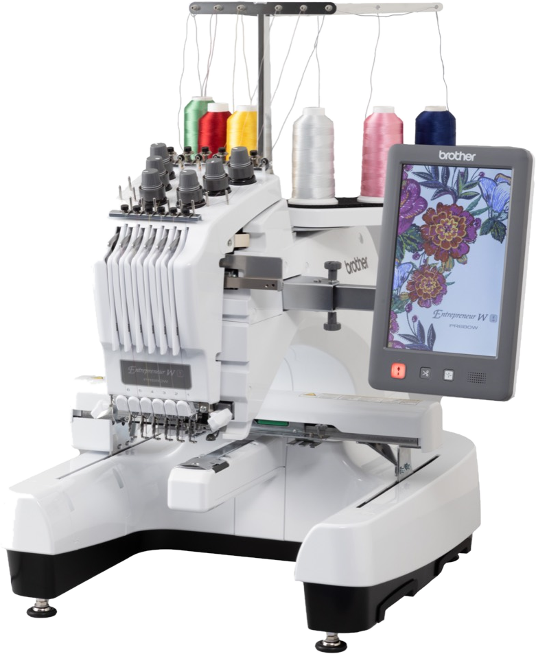 Brother Entrepreneur W PR680W, máquina de bordar de seis agujas con pantalla LCD